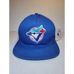 Vintage Genuine‎ MLB Toronto Blue Jays Baseball Snapback Hat Cap Autograph ADAC